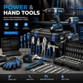 Power tools and hand tools for home improvement and repairs.