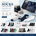Comfortable socks for men, women and kids for everyday wear.