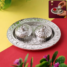 Oval Shape Special Puja Thali (1 Pc / Mix Design)