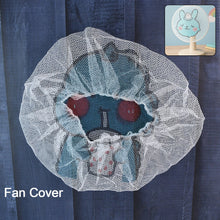 Cute Cartoon Character Fabric Mesh Fan Cover (1 Pc / Mix Design)