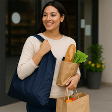 Reusable Grocery Bags - Reusable Bags With Handles (1 Pc / Mix Color)