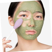 2-in-1 Silicone Mask Brush for Cleansing & Mud Mask Application