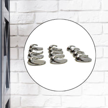 Plastic Multipurpose Wall hanging hook (12 Pcs Set / Mix Design)