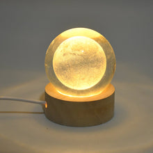 3D Crystal Ball lamps With Base (1 Pc / Mix Design)