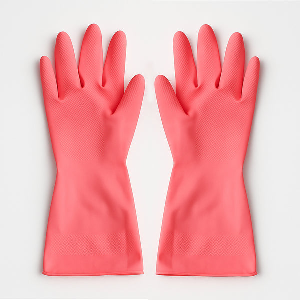 Reusable Waterproof Household Cleaning Gloves (45gm  1 Pair)