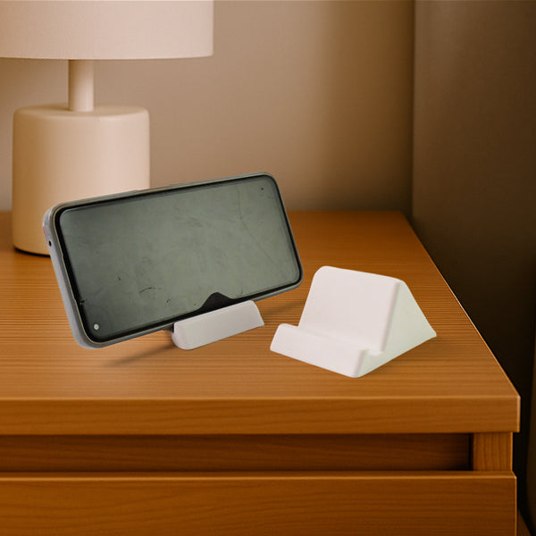 Compact Plastic Mobile Phone Holder Stand (2 Pc  Mix Color)