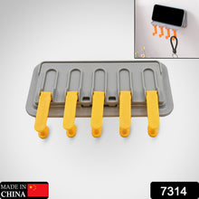 7314 Multi-purpose Hook Up Wall Mounted Hook Towel Hook Rack Foldable Wall Hooks Mobile Holder Stand Towel Hangers Wall Mounted Coat Rack Foldable Hook Mobile Stand