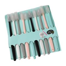 Kids Adults Ultra Soft-bristled Toothbrush With Cover (10 Pcs Set)