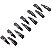 Metal Tik Tak Hair Clips (12 Pcs Set)