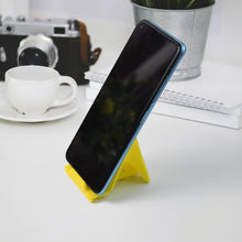 Adjustable Foldable Plastic Mobile Phone Stand (6 Pc  Mix Color)