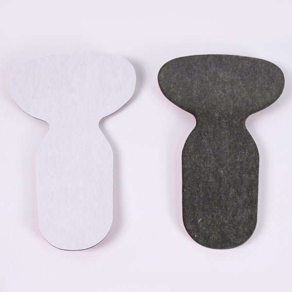 2 In 1 T Shaped Silicone Self Adhesive Shoe Heel Pads Insoles (1 Pair)