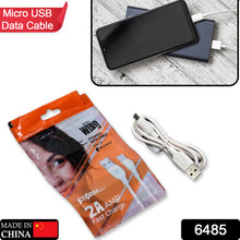 6485 Fast Charging For Android  Data Transfer Extra Tough Long Micro Cable For All Compatible Smartphone And Tablets