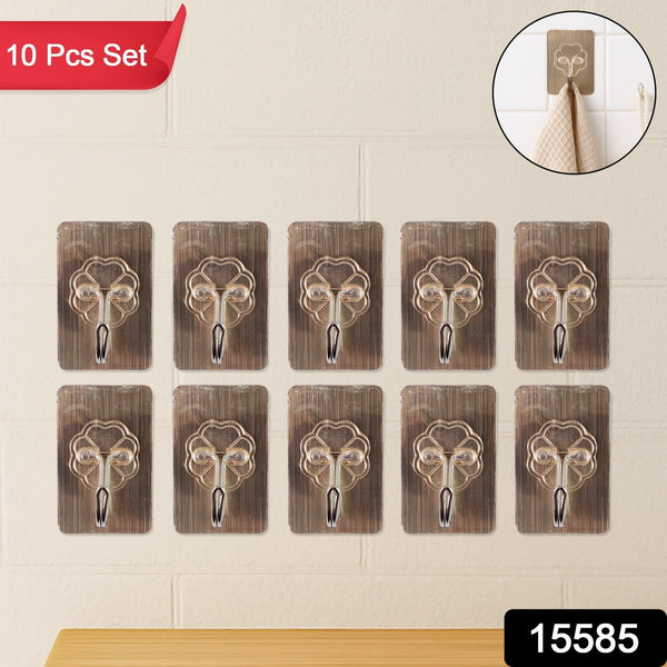 Plastic Oil-Proof Transparent Adhesive Hook