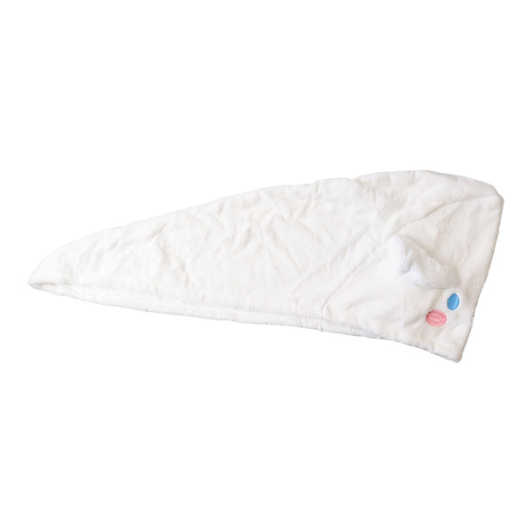 Premium Soft Microfiber Hair Drying Towel Wrap With Button (1 Pc)