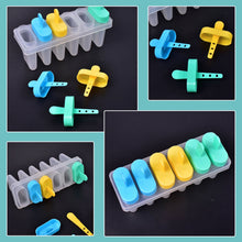 Ice Candy Maker Upgrade sicle Molds Sets 6 Ice  Makers Reusable Ice Lolly Cream Mold Home-Made sicles Mould with Stick