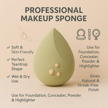 Makeup Sponge For Blending Liquid Foundations Powders And Creams (Multicolor  1 Pc)