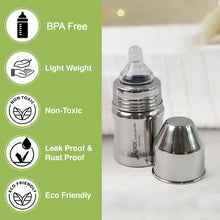 Apex Premium Stainless Steel Baby Feeding Bottle (125 Ml  1 Pc)