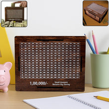 Wooden Money / Piggy Bank, Money Box (1 Pc / Pen Not Included)