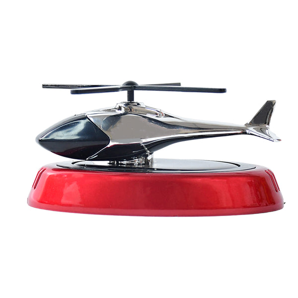 Solar-powered Rotating Helicopter Car Air Freshener